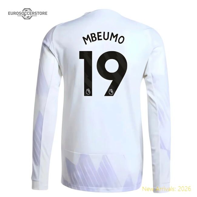 Premium 2025-2026 Man Utd Authentic Long Sleeve Away Shirt (mbeumo