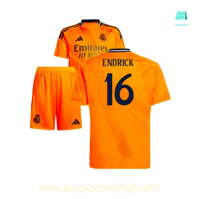 2024-2025 Real Madrid Away Youth Kit (Endrick 16)