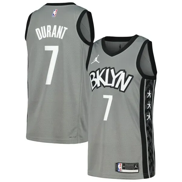 Kevin Durant BKN Swingman Jersey - high-quality replica-jersey - Blue