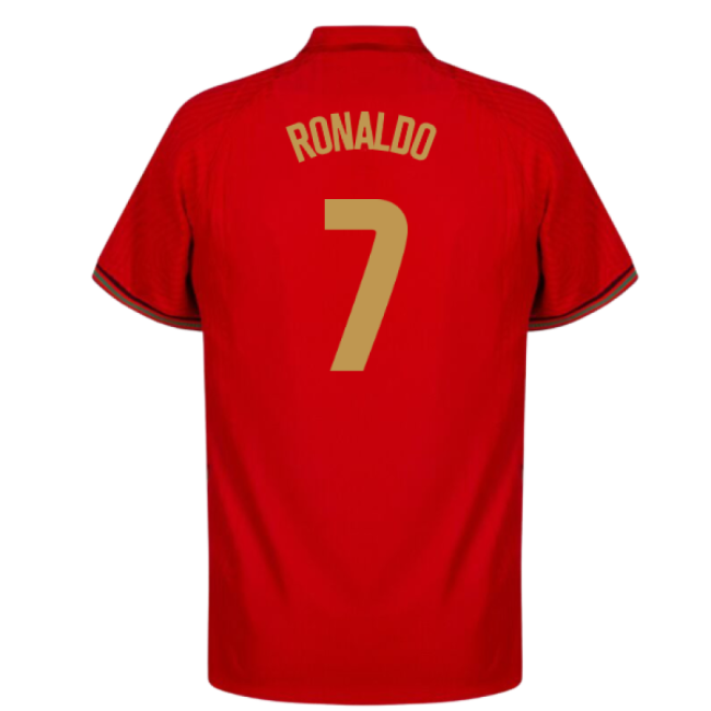 RONALDO 7 Match Worn Style Portugal Home Pro Shirt 2020-2021