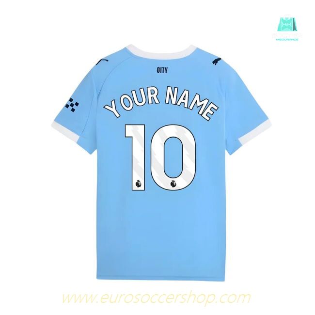 2025-2026 Man City Home Shirt (Kids) (Your Name)