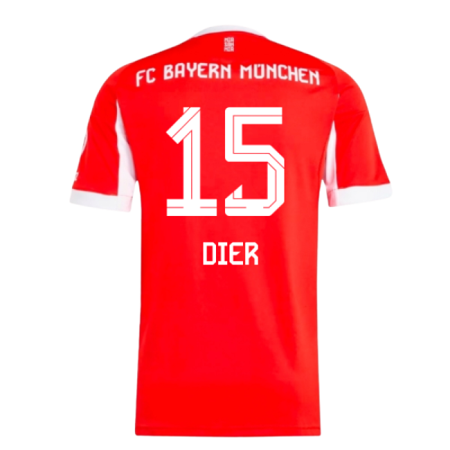 High Performance Bayern Bayern Munich Home Shirt Dier #15 New Rele...