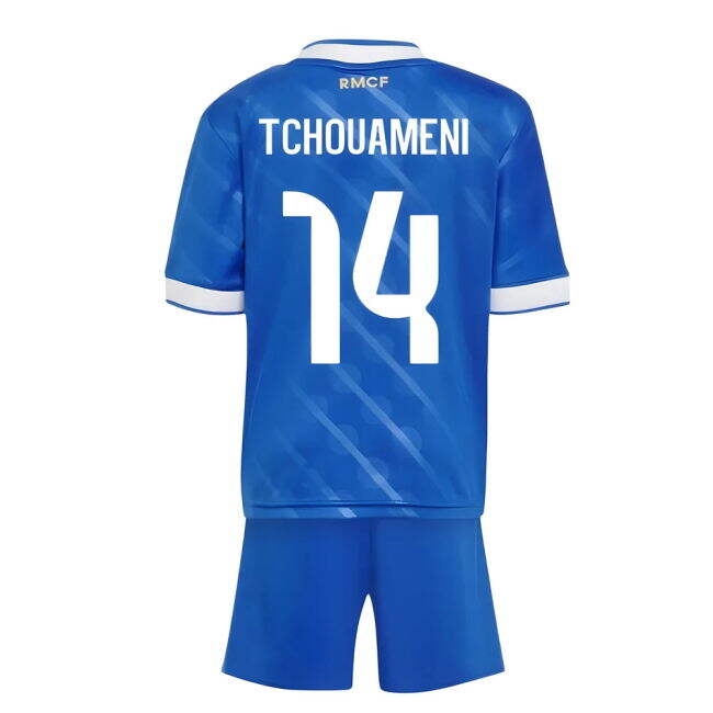 2025-2026 Real Madrid Third Youth Kit (Tchouameni 14) - Supporter E...