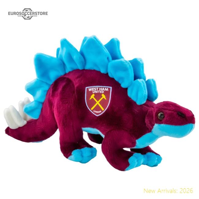 Official West Ham United Fc Plush Stegosaurus - Premium Quality Baby