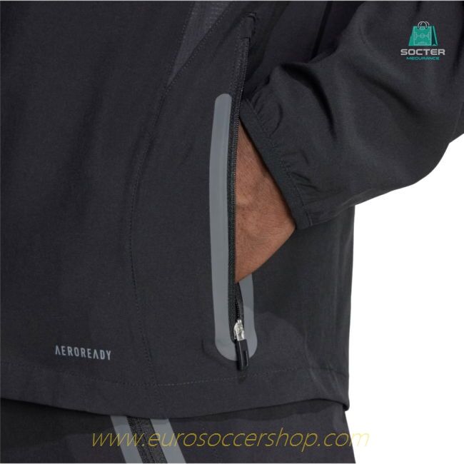 2025-2026 Real Madrid Pro Vis Tech Jacket (Black)