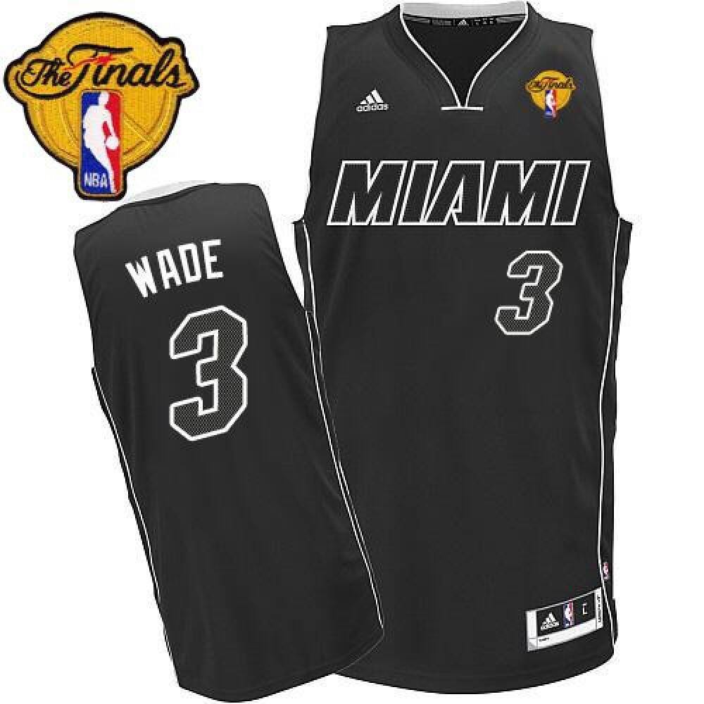 Performance Rare Men's Miami Heat #3 Dwyane White Basketball Jersey