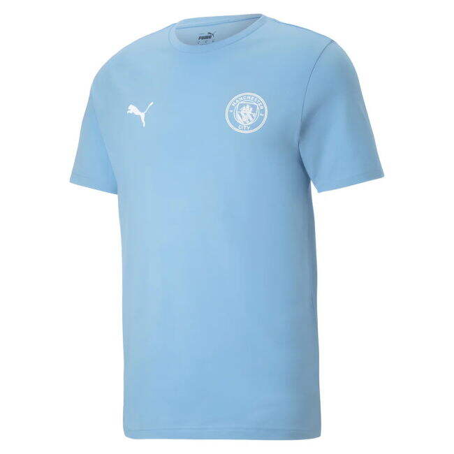2025-2026 Man City FtblESS Tee (Sky)