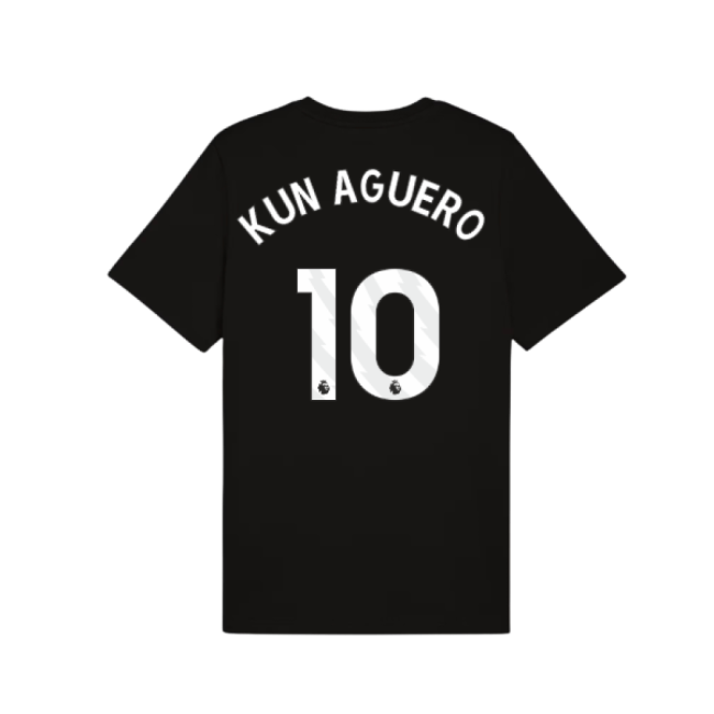2025-20 Man City Home Football Shirt Kun Aguero Name & Number L M S