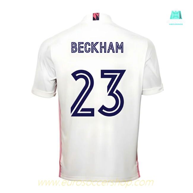 2020-2021 Real Madrid Adidas Home Football Shirt (BECKHAM 23)