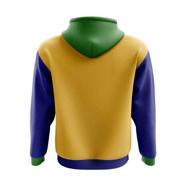 Official Christmas Island Concept Country Football Hoody (Yellow)