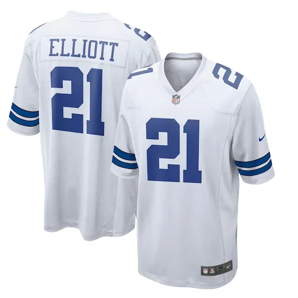 High-Quality DAL Cowboys Game Jersey - White | NFL Fan Apparel