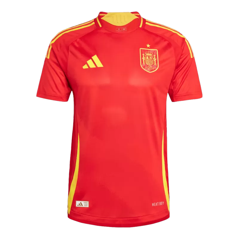 Player Version Spain Home Soccer Jersey Euro 2024 Authentic Kit