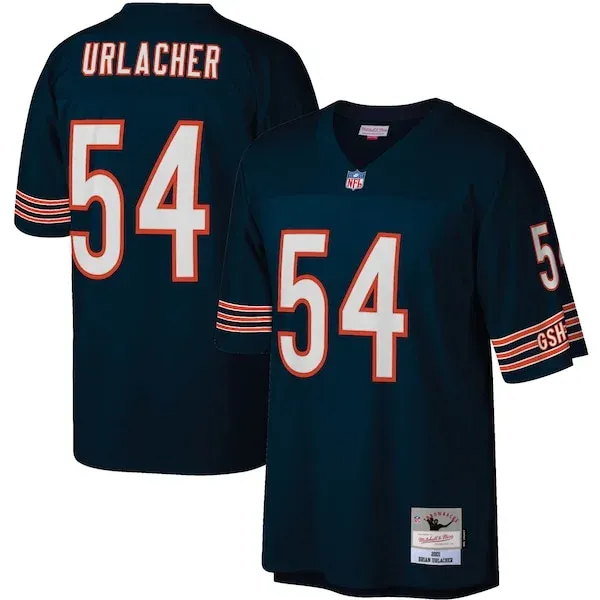 None Brian Urlacher Replica Jersey - Navy | NFL Player Jersey