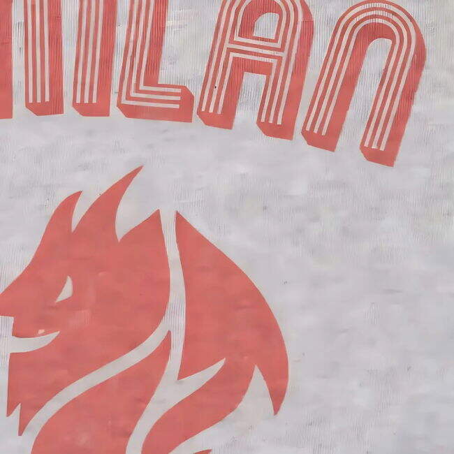 T-Shirt for AC Milan Rossoneri Diavolo - Grey Marl fans (Adult