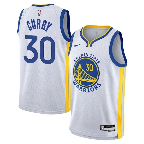 Stephen Curry GSW Swingman Jersey - top-tier replica-jersey - White