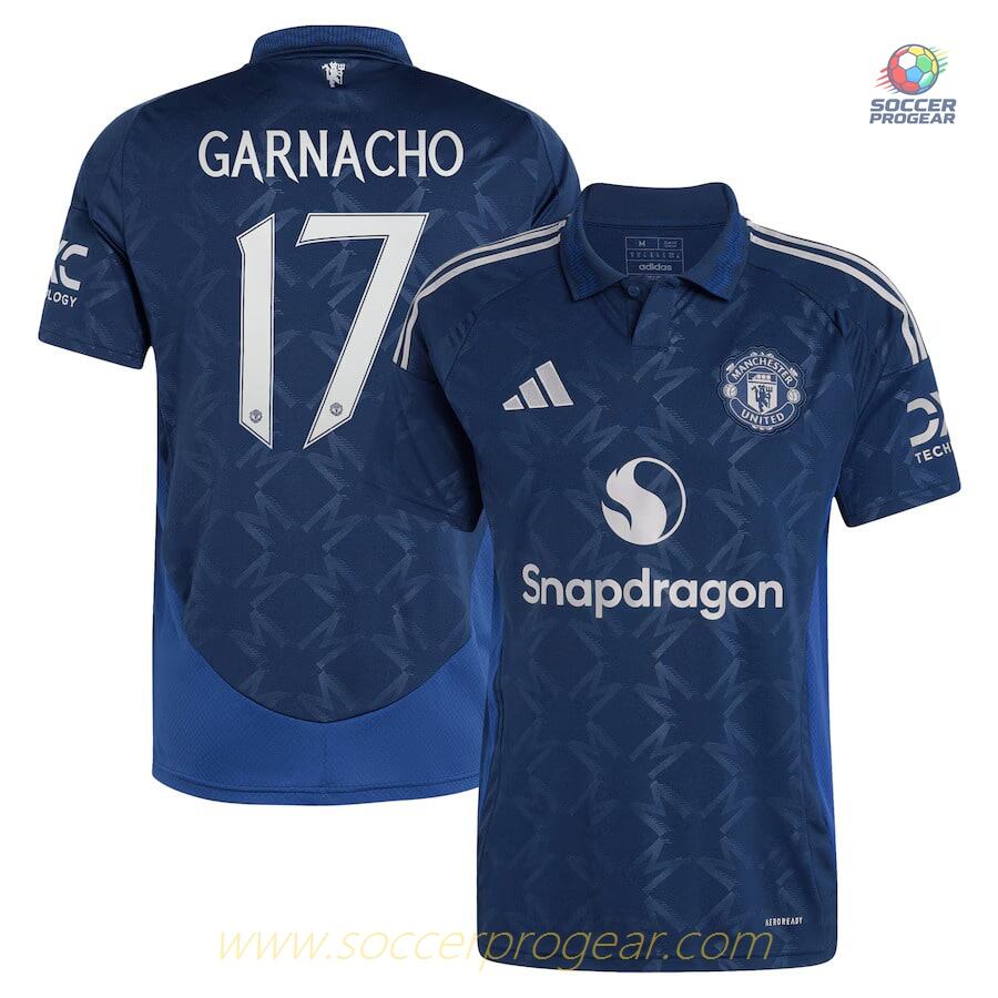 Manchester United Away Soccer Shirt 2024-2025 Season Garnacho