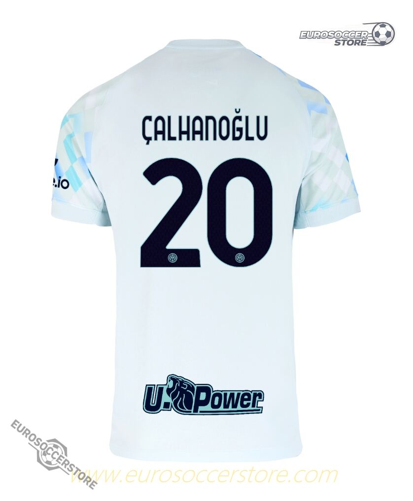Inter Milan 25-26 Season Away ÇALHANOĞLU Number 20 Football Jersey