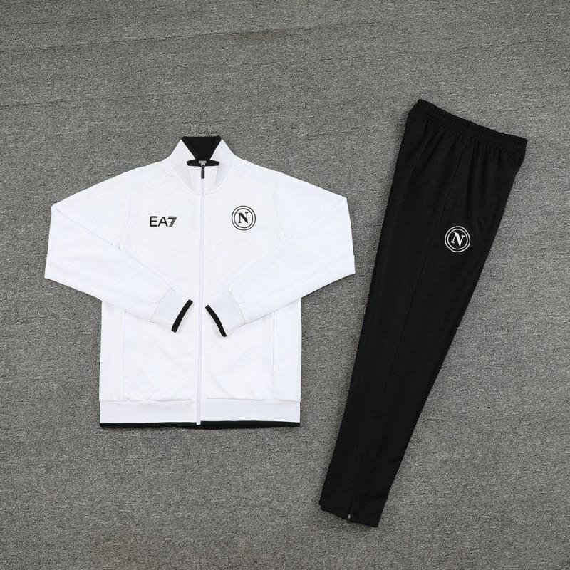 Official Match Quality 2324 Napoli White Training Jacket