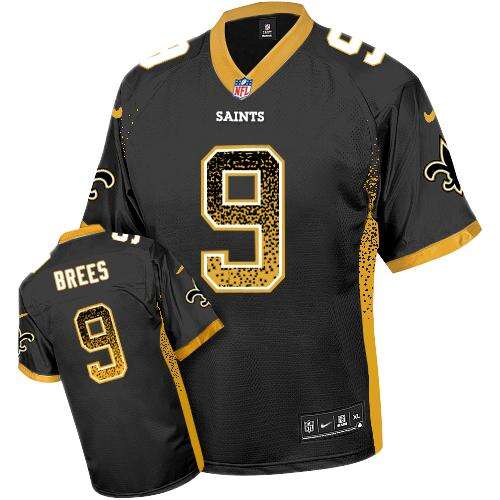 NFL New Orleans #None Black Drift Fashion Elite Jersey football jersey