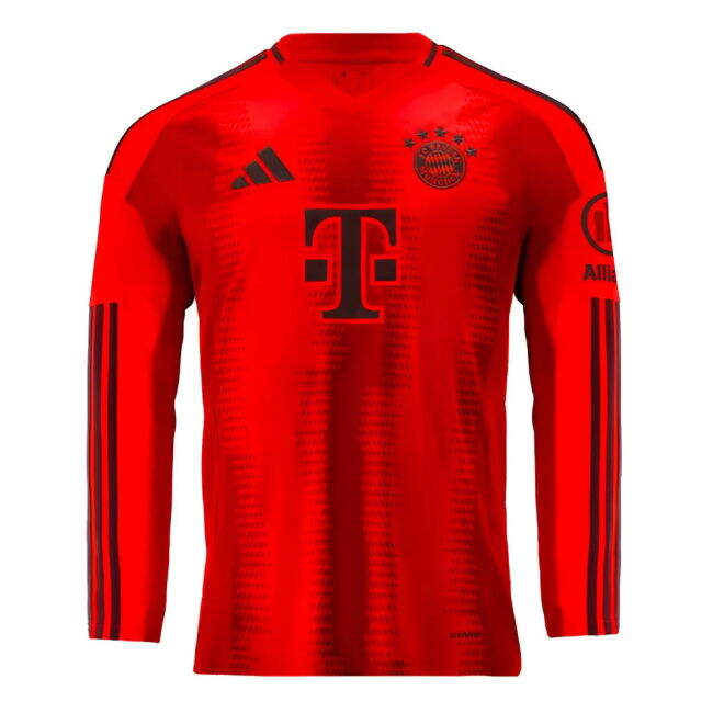 2024-2025 Bayern Munich Long Sleeve Home Shirt