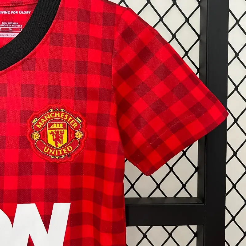 2012-2013 Kids Manchester United Jersey retro kit