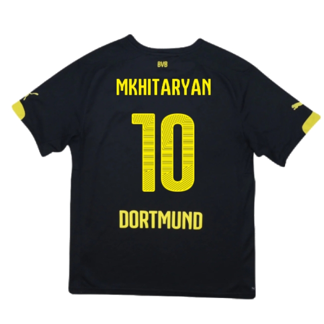 Borussia Dortmund 2014-16 Away Shirt ((Excellent) S) (Mkhitaryan 10)