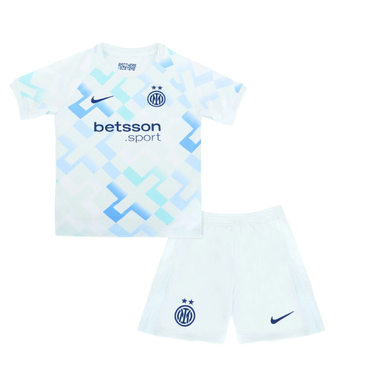 KIDS INTER MILAN 2526 AWAY KITShirtShorts - Official Replica 18198