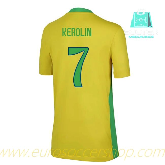 2025-2026 Season Brazil NT Premium Home Kids Edition (Kerolin 7)