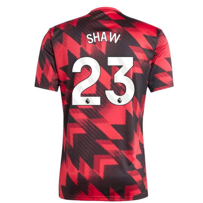 2025-20 Man Utd Home Football Kit Shaw Printing M S