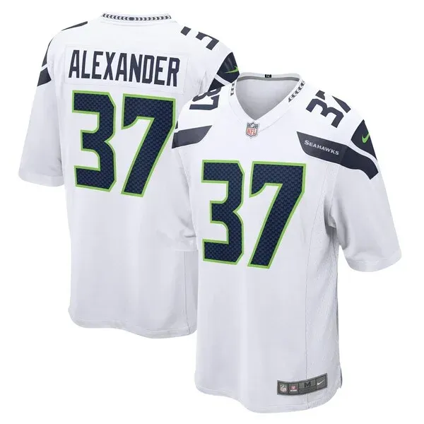 Seattle Seahawks Game Football Jersey - White S | team apparel