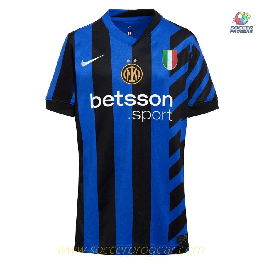 Inter Milan Youthren's Home Team Football Jersey 2024-2025 Season