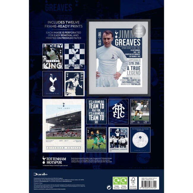 Tottenham Hotspur FC Deluxe Calendar 2026