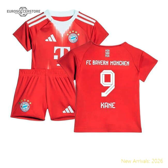 Elite 2025-2026 Bayern Munich Home Baby Kit (kane 9) - Fan Design