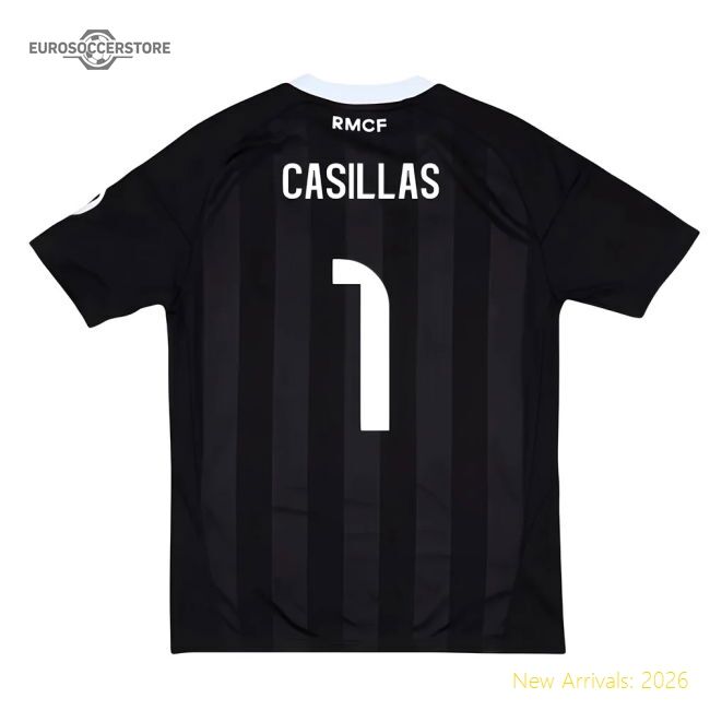 2025-2026 Real Madrid Third Goalkeeper Youth Kit (black) (casillas 1)