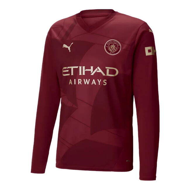 Budget-Friendly Man City 2024-2025 Man City Third Long Sleeve Shirt