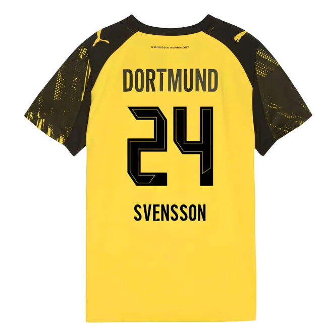 Borussia Dortmund official style Home Shirt 2025-2026 (Kids