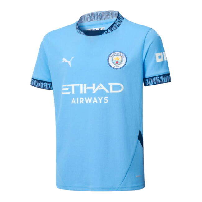 2025 Edition Performance Man City Home Football Shirt (Kids)