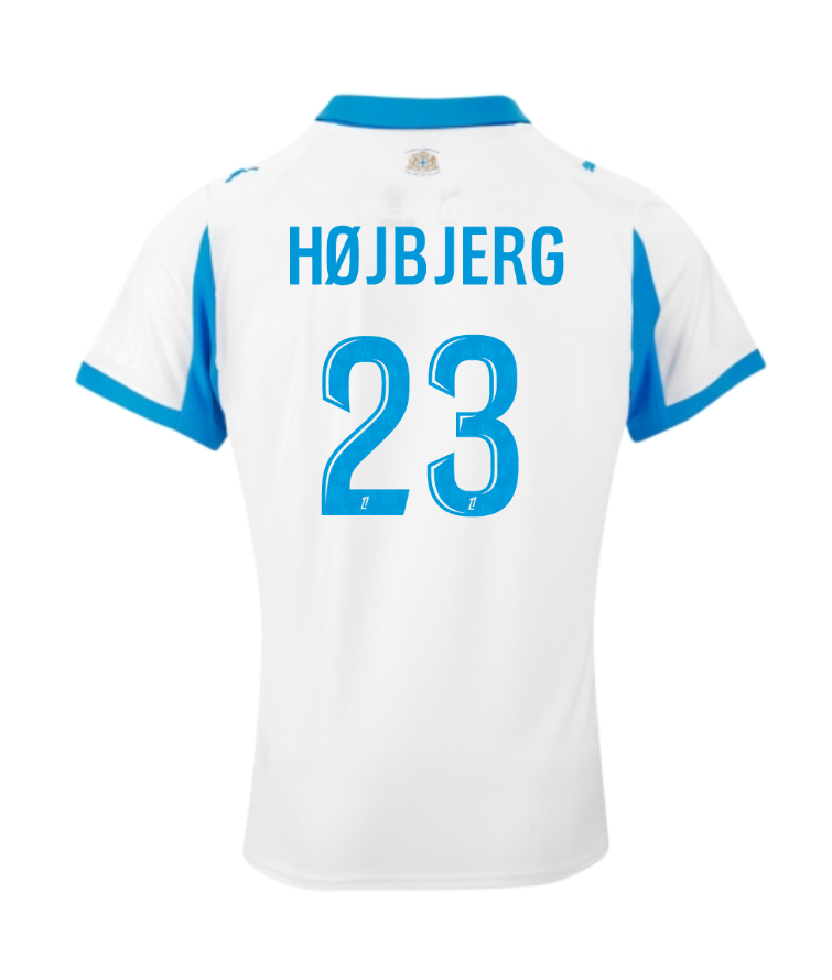 Marseille 25-26 Home Jersey with HØJBJERG 23 Printing