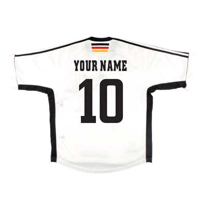 Exquisite Germany 1998-00 Home Shirt ((Very Good) L) (Your Name) Cute