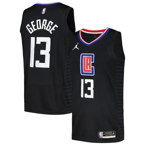 Paul George LAC Performance Swingman Jersey - Black - Licensed Product