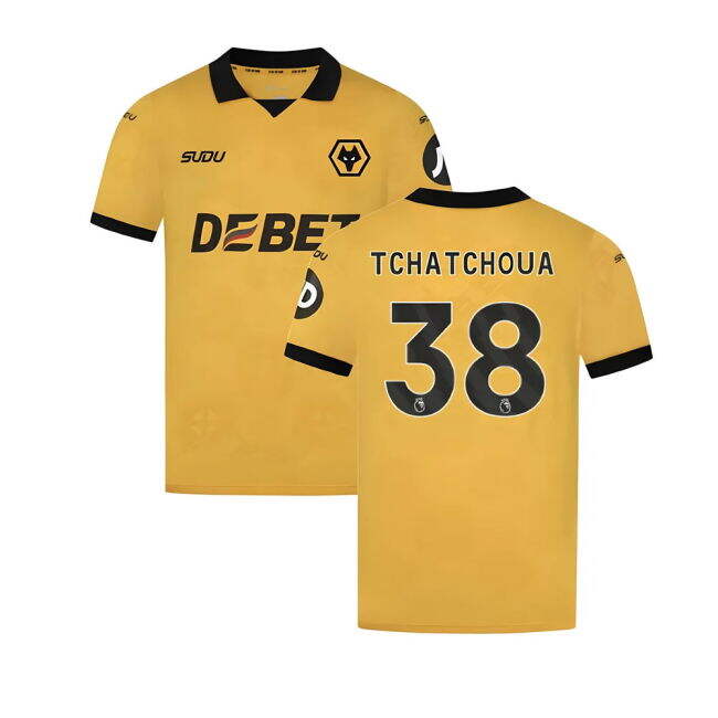 Economical 2025-2026 Wolves Home Shirt (Tchatchoua 38) Premium Quality Jersey