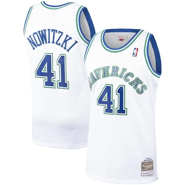Dirk Nowitzki DAL Swingman Jersey - exclusive player-jersey - White #1