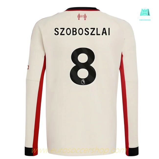 2025-2026 Liverpool Away Long Sleeve Shirt (Kids) (Szoboszlai 8)