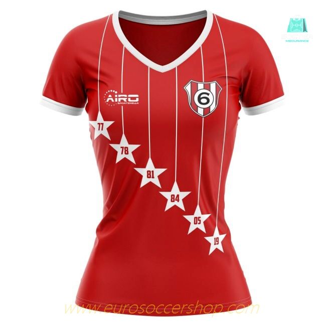 2025-2026 Liverpool 6 Time Champions Concept Football Shirt - Womens