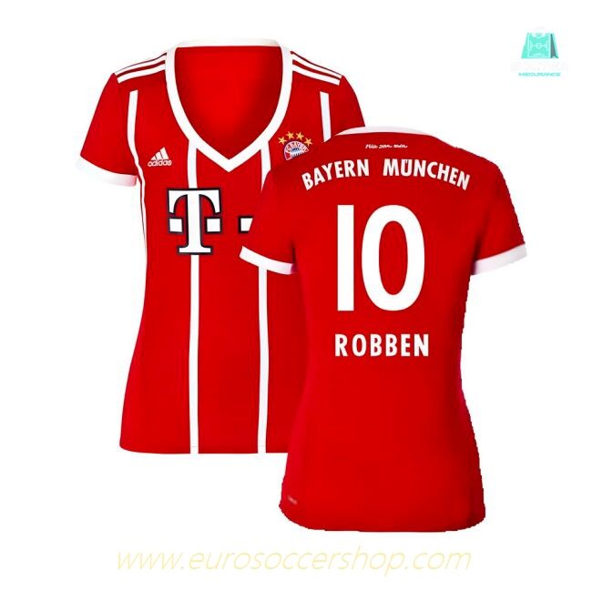 Bayern Munich 2017-18 Womens Home Shirt (XL) ((Excellent) XL) (Robben 10)