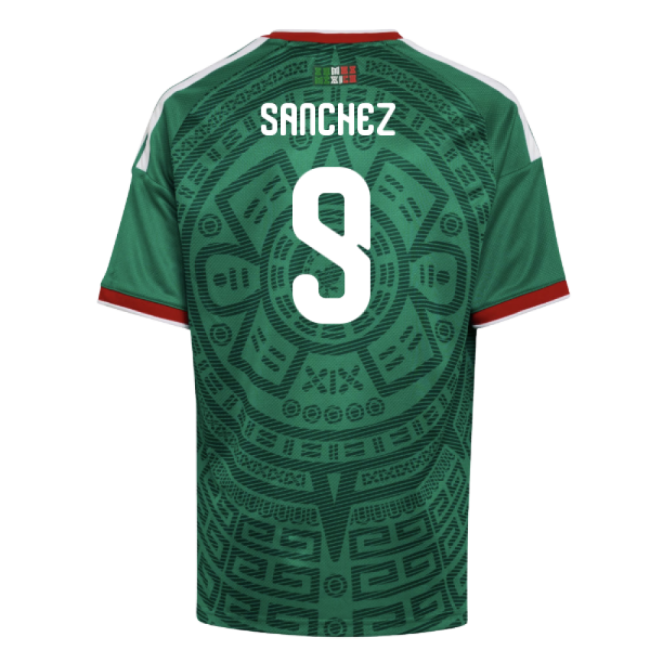 Certified 2026-2027 Mexico Home Shirt (Kids) (Sanchez 9)