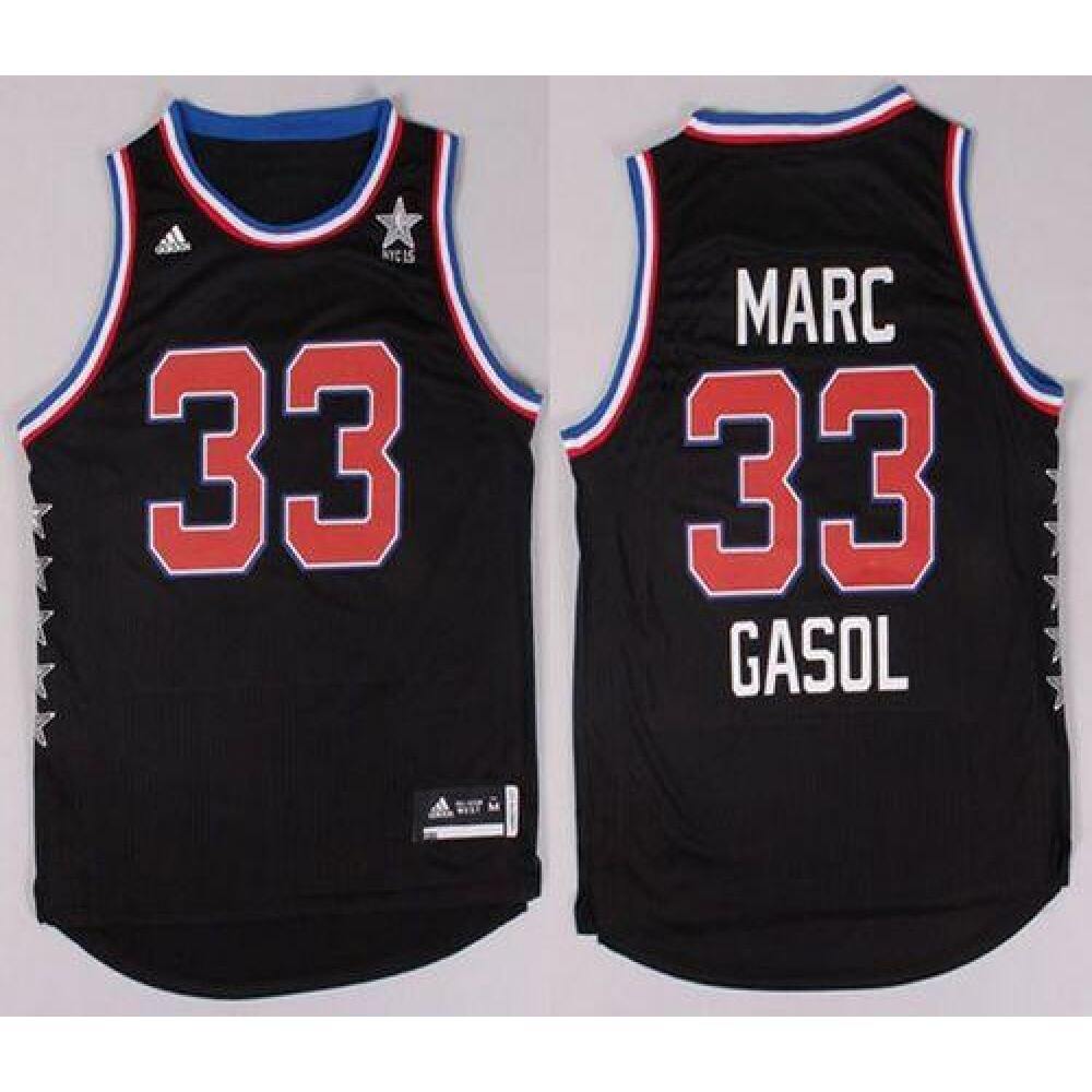 Collector's Item Elite Men's MEM #33 Marc Black Basketball Jersey