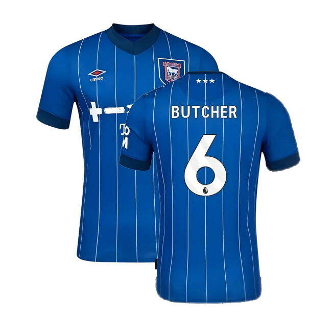 classic 2024-2025 Ipswich Town Home Shirt (Butcher 6)