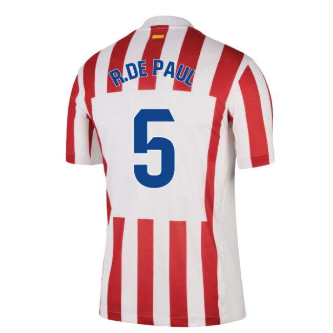 2025-2026 Atletico Madrid Home Shirt (R.De Paul 5)