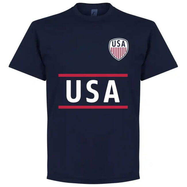 World-Class Premium-Quality Usa Clint Dempsey 8 Team T-Shirt - Navy